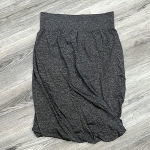 Lululemon Boulevard Bliss skirt in charcoal heather grey, 8